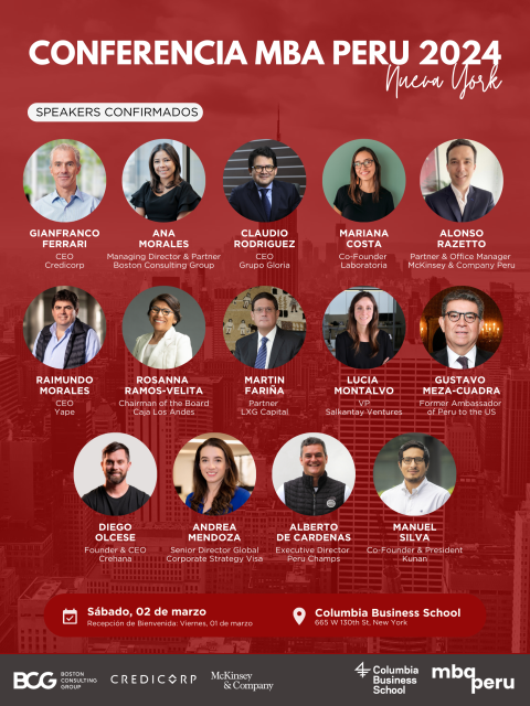 MBA Perú te Invita a su Primer Encuentro Internacional en Nueva York